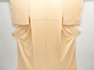 竹笹模様織り出し色無地着物